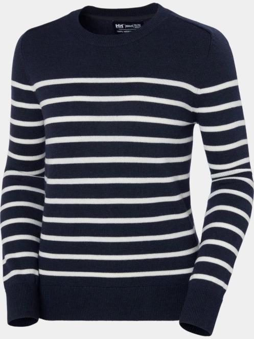 pulover pt. femei Helly Hansen W Molene Wool Sweater albastru inchis 5