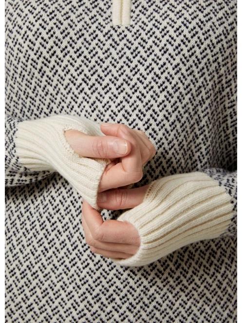 pulover tricotat pt. femei Helly Hansen W Arctic Iceland Knit nisip 4