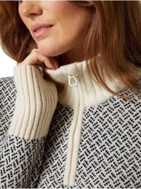 pulover tricotat pt. femei Helly Hansen W Arctic Iceland Knit nisip 5