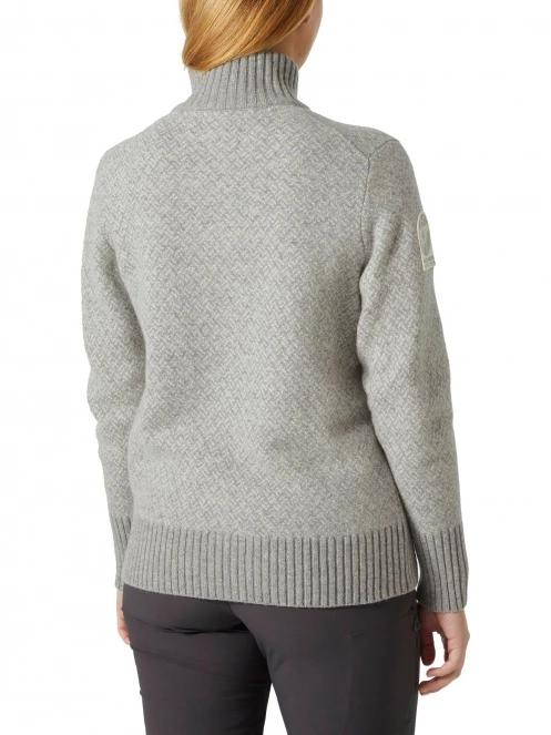 pulover tricotat pt. femei Helly Hansen W Arctic Iceland Knit gri 3