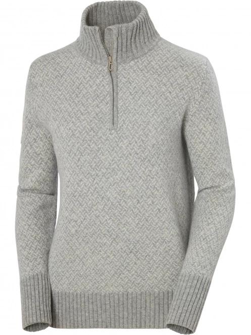 pulover tricotat pt. femei Helly Hansen W Arctic Iceland Knit gri 6