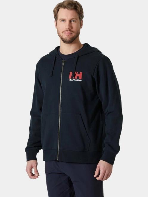 pulover cu gluga pt. barbati Helly Hansen Hh Logo Full Zip Hoodie 2.0 albastru inchis 2