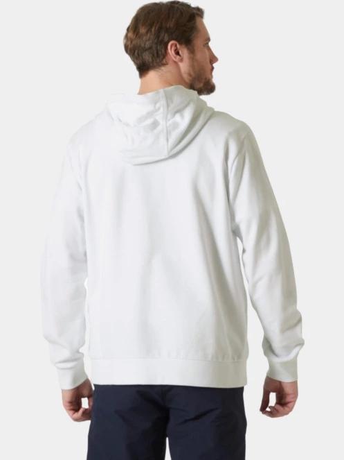 pulover cu gluga pt. barbati Helly Hansen Hh Logo Hoodie 2.0 alb 3