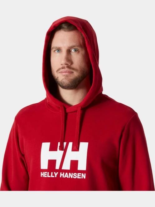 pulover cu gluga pt. barbati Helly Hansen Hh Logo Hoodie 2.0 rosu 4