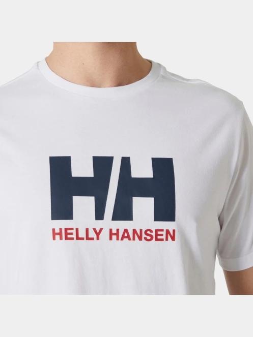 tricou cu maneci scurte pt. barbati Helly Hansen Hh Logo T-Shirt 2.0 alb 4