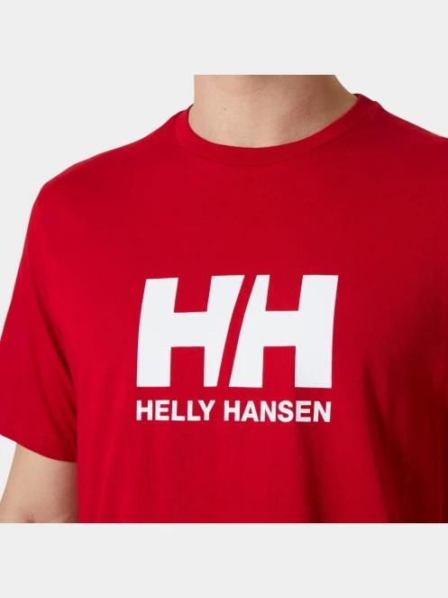 tricou cu maneci scurte pt. barbati Helly Hansen Hh Logo T-Shirt 2.0 rosu 4