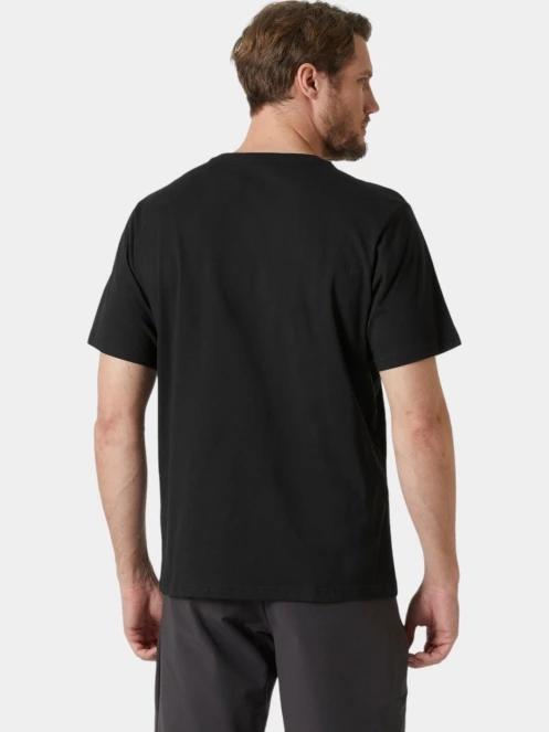 tricou cu maneci scurte pt. barbati Helly Hansen Hh Logo T-Shirt 2.0 negru 3