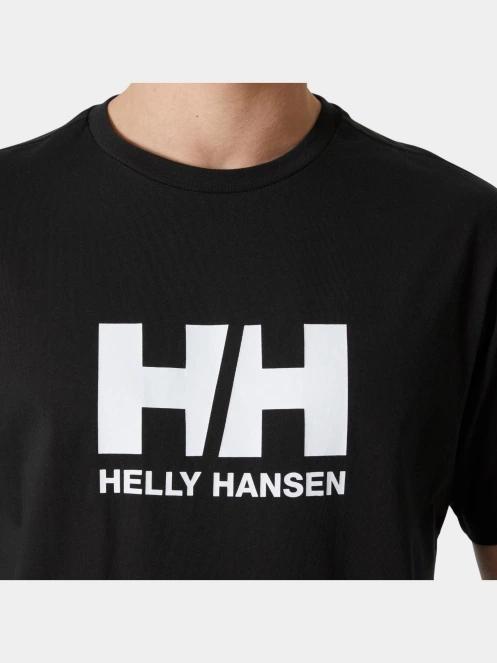 tricou cu maneci scurte pt. barbati Helly Hansen Hh Logo T-Shirt 2.0 negru 4