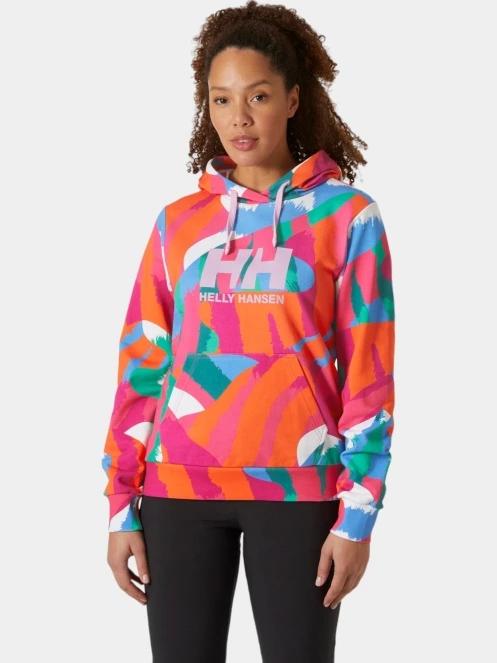 pulover cu gluga pt. femei Helly Hansen W Hh Logo Hoodie Graphic multicolor 2