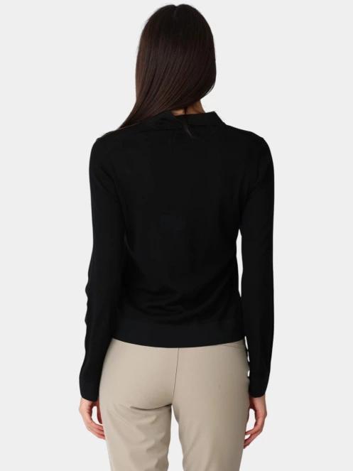 tricou cu maneci lungi si guler pt. femei Luhta Luhta Halso negru 4
