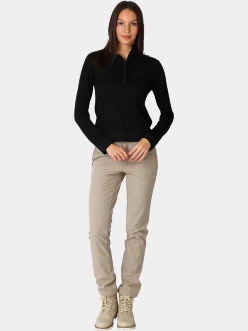 tricou cu maneci lungi si guler pt. femei Luhta Luhta Halso negru 5