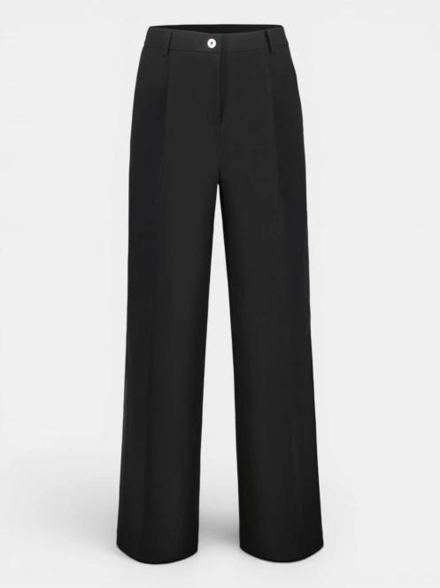 pantaloni cu croiala larga pt. femei Luhta Luhta Hevossalmi negru 6