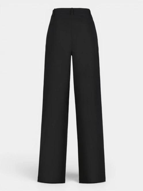 pantaloni cu croiala larga pt. femei Luhta Luhta Hevossalmi negru 8