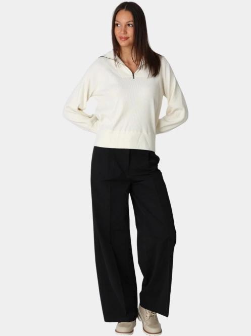 pantaloni cu croiala larga pt. femei Luhta Luhta Hevossalmi negru 5