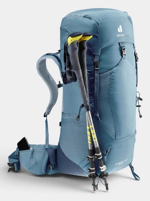 rucsaci de drumetie pt. barbati Deuter Aircontact Lite 50 + 10 albastru 9