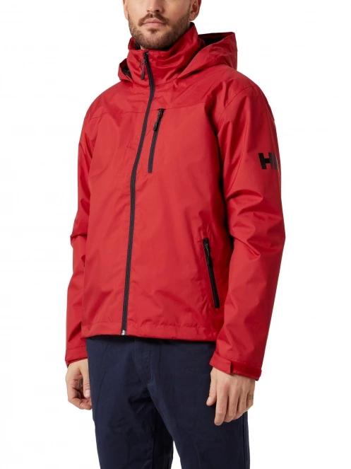 jacheta de primavara pt. barbati Helly Hansen Crew Hooded Midlayer Jacket rosu 2