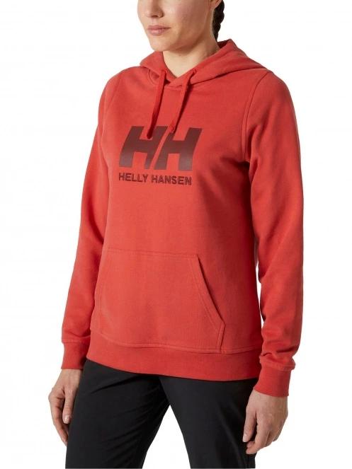 pulover cu gluga pt. femei Helly Hansen W Hh Logo Hoodie rosu 2