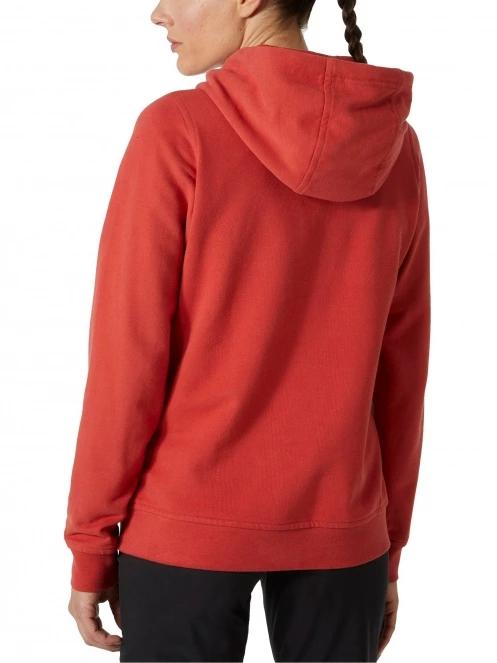 pulover cu gluga pt. femei Helly Hansen W Hh Logo Hoodie rosu 3