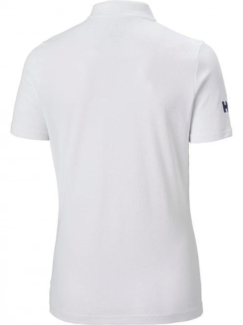 tricou cu guler pt. femei Helly Hansen W Crew Tech Polo alb 3