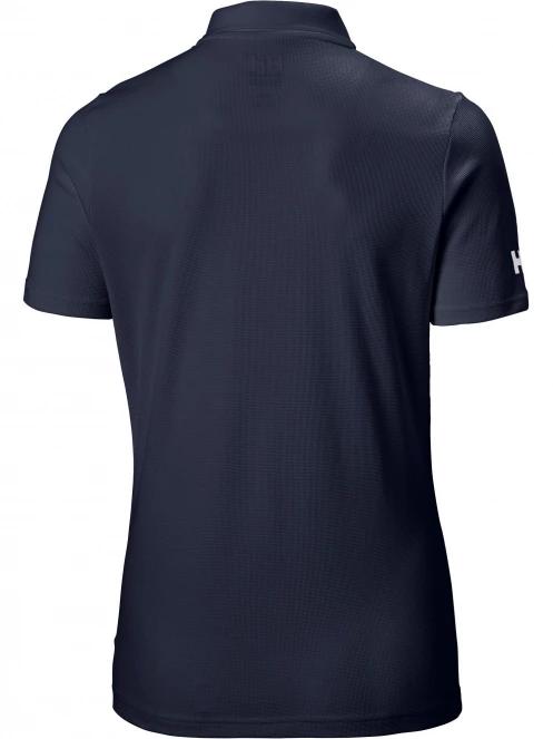 tricou cu guler pt. femei Helly Hansen W Crew Tech Polo albastru 3