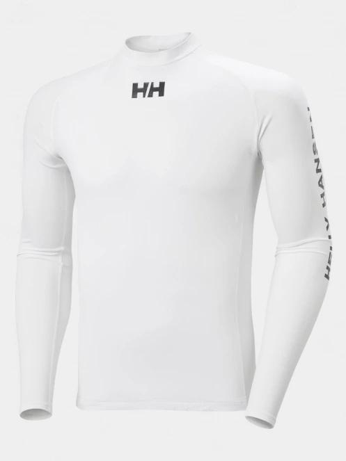 lycra cu maneci lungi pt. barbati Helly Hansen Waterwear Rashguard alb 2