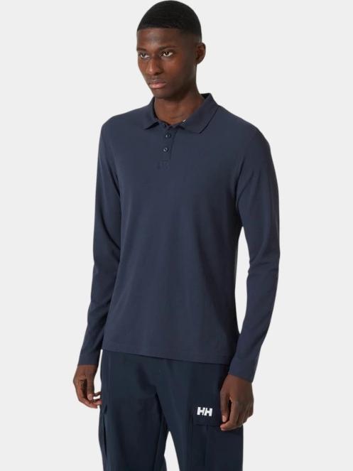 tricou cu maneci lungi pt. barbati Helly Hansen Crewline Ls Polo albastru inchis 2