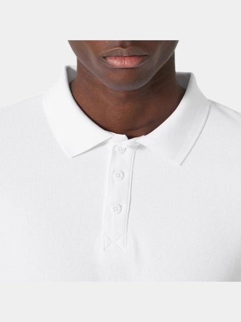 tricou cu maneci lungi si guler pt. barbati Helly Hansen Crewline Ls Polo alb 4