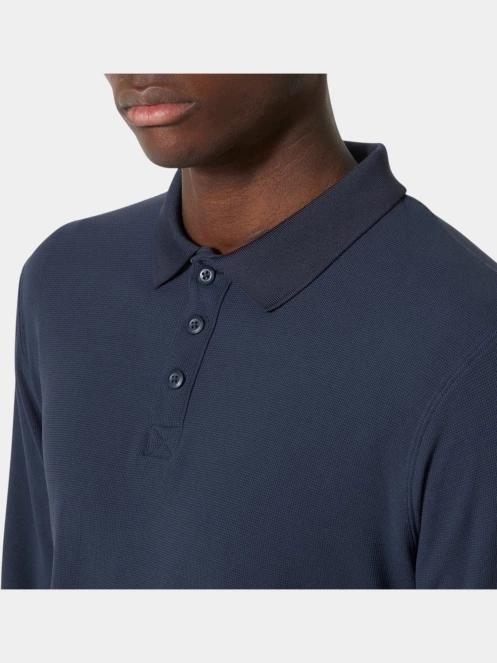 tricou cu maneci lungi si guler pt. barbati Helly Hansen Crewline Ls Polo albastru inchis 5