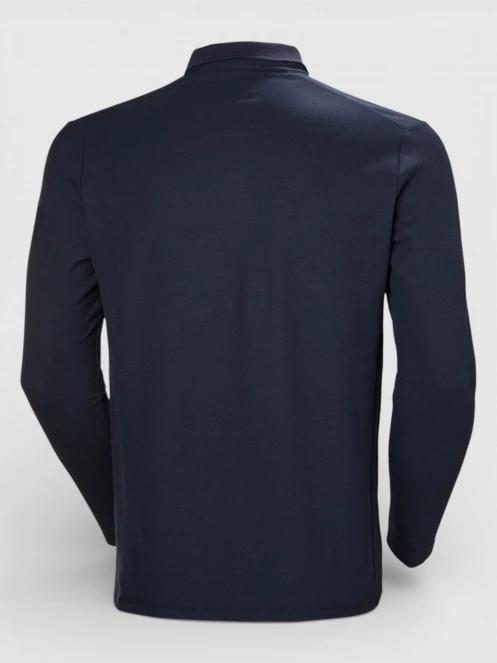 tricou cu maneci lungi si guler pt. barbati Helly Hansen Crewline Ls Polo albastru inchis 7