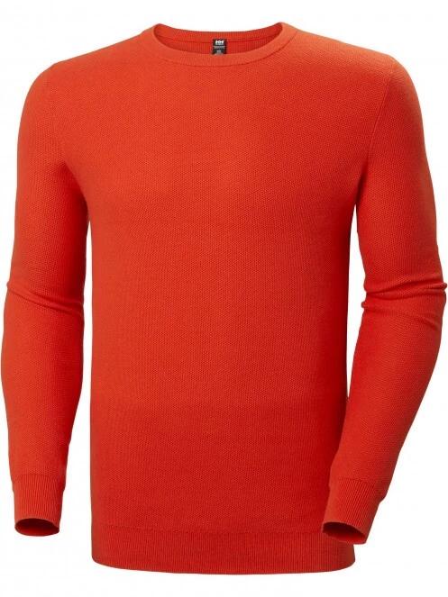 tricou cu maneci lungi pt. barbati Helly Hansen Skagen Sweater rosu 4