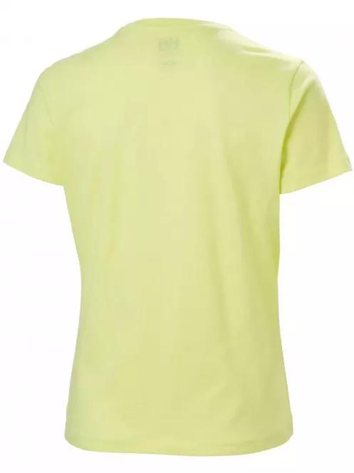 tricou cu maneci scurte pt. femei Helly Hansen W Hh Logo T-Shirt galben 5