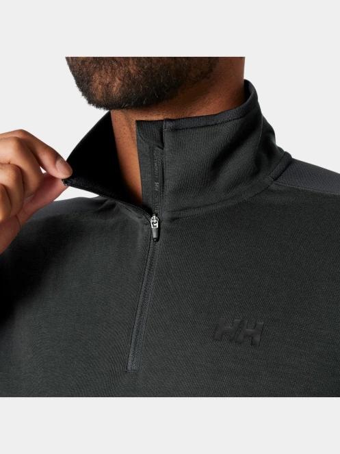 pulover polar pt. barbati Helly Hansen Hp 1/2 Zip Pullover 2.0 negru 5