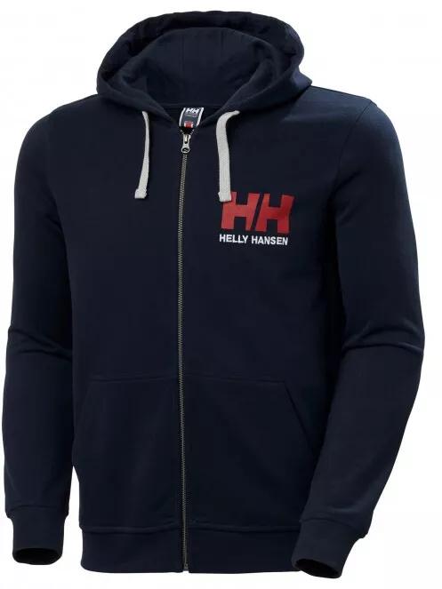 pulover cu gluga pt. barbati Helly Hansen Hh Logo Full Zip Hoodie albastru inchis 4