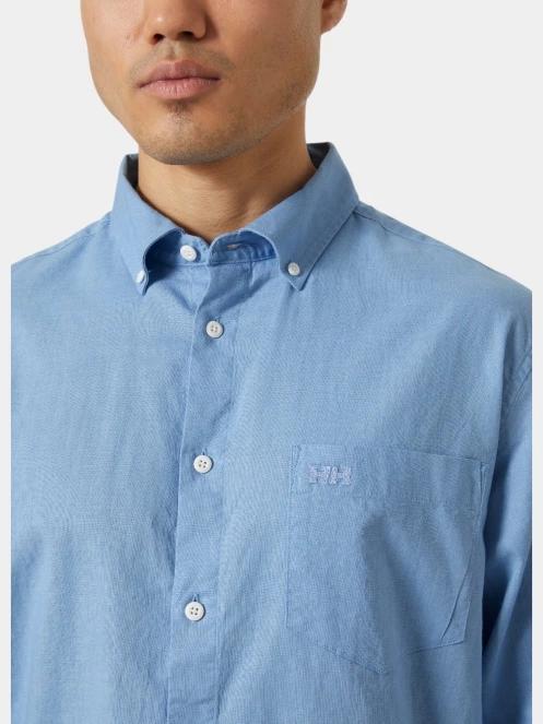 camasa cu maneci lungi pt. barbati Helly Hansen Club Ls Shirt albastru deschis 4