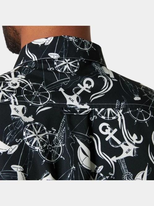 camasa cu maneci scurte pt. barbati Helly Hansen Fjord Qd Ss Shirt 2.0 albastru inchis 5