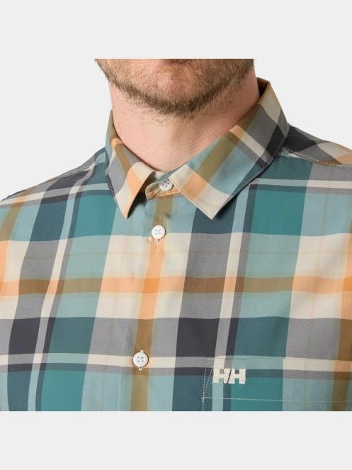 camasa cu maneci scurte pt. barbati Helly Hansen Fjord Qd Ss Shirt 2.0 verde 4