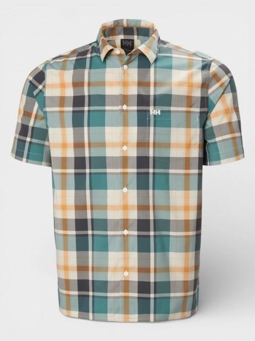 camasa cu maneci scurte pt. barbati Helly Hansen Fjord Qd Ss Shirt 2.0 verde 5