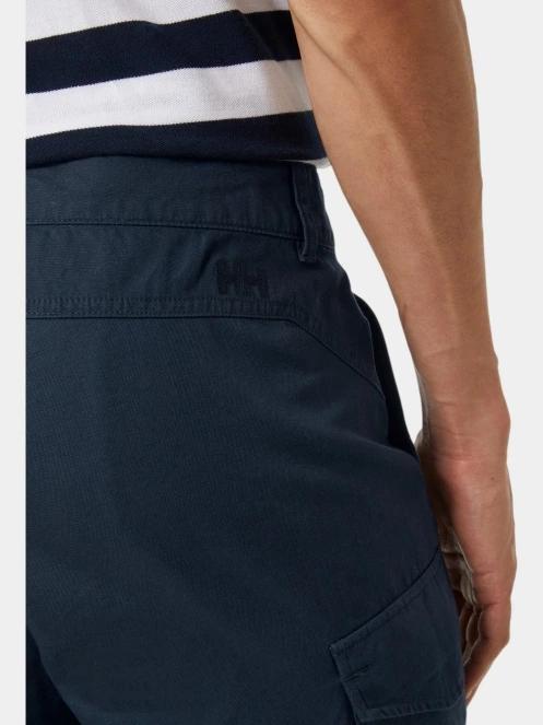 pantaloni scurti cu buzunare laterale pt. barbati Helly Hansen Dock Cargo Shorts albastru inchis 4