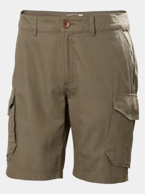 pantaloni scurti cu buzunare laterale pt. barbati Helly Hansen Dock Cargo Shorts oliv 2