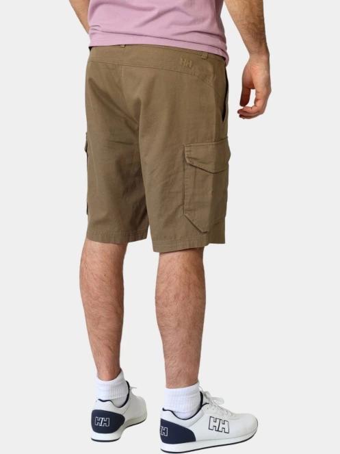 pantaloni scurti cu buzunare laterale pt. barbati Helly Hansen Dock Cargo Shorts oliv 4