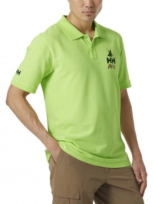 tricou cu guler pt. barbati Helly Hansen Koster Polo verde 2