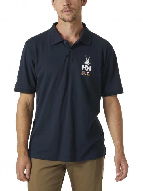 tricou cu guler pt. barbati Helly Hansen Koster Polo albastru inchis 2