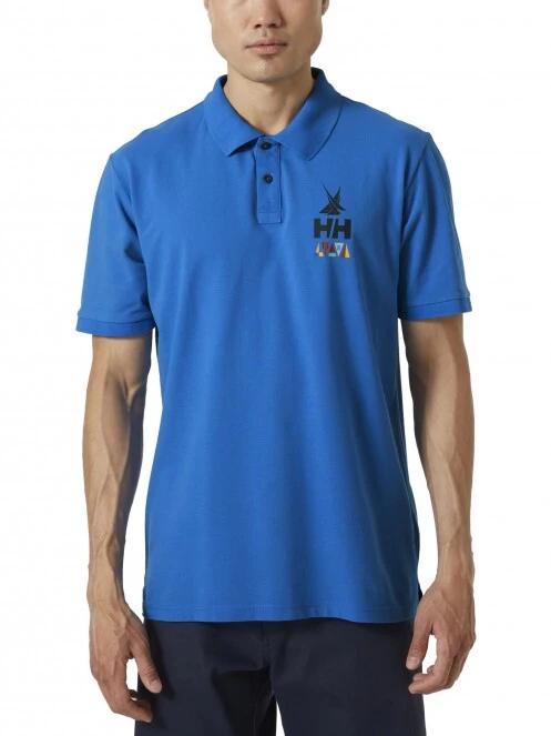 tricou cu guler pt. barbati Helly Hansen Koster Polo albastru 2