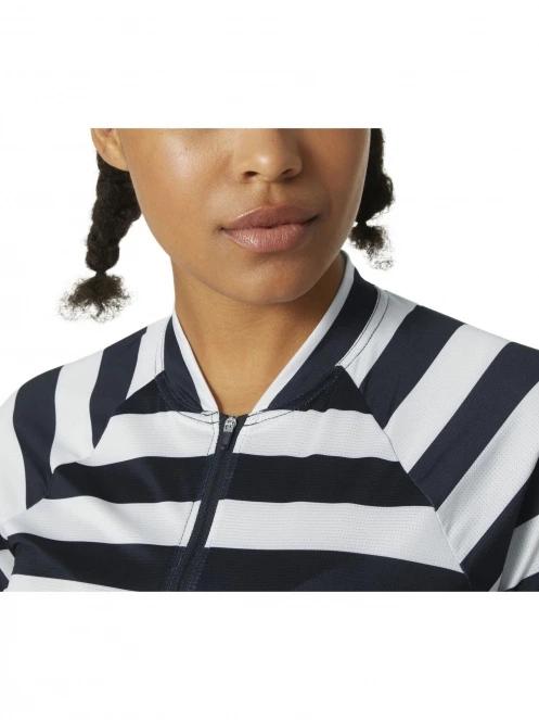 tricou cu maneci scurte pt. femei Helly Hansen W Siren 1/2 Zip T-Shirt albastru inchis 4