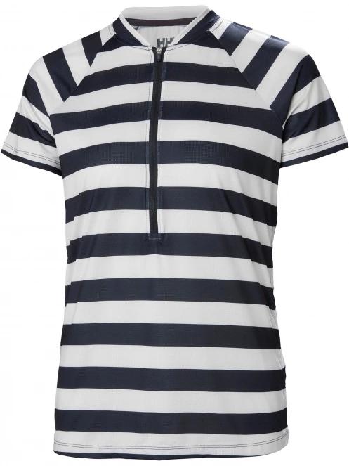 tricou cu maneci scurte pt. femei Helly Hansen W Siren 1/2 Zip T-Shirt albastru inchis 6