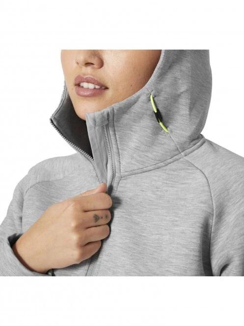 pulover cu gluga pt. femei Helly Hansen W Hp Ocean Fz Jacket 2.0 gri 4