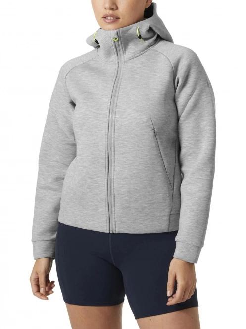 pulover cu gluga pt. femei Helly Hansen W Hp Ocean Fz Jacket 2.0 gri 2