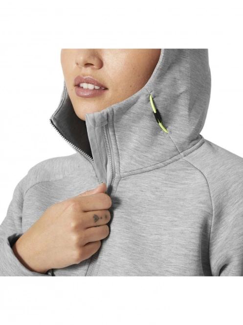 pulover cu gluga pt. femei Helly Hansen W Hp Ocean Fz Jacket 2.0 gri 4