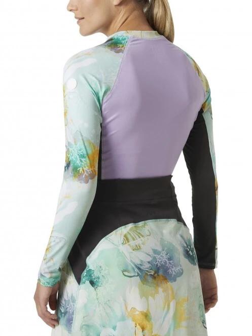 lycra cu maneci lungi pt. femei Helly Hansen W Waterwear Rashguard violet 3