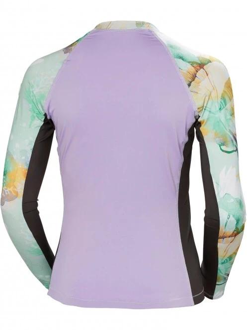 lycra cu maneci lungi pt. femei Helly Hansen W Waterwear Rashguard violet 5
